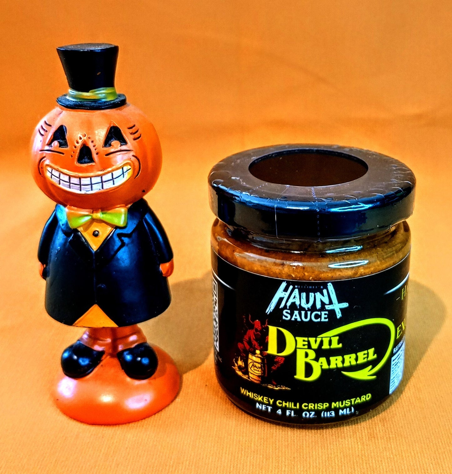 Devil Barrel Whiskey Chili Crisp Mustard