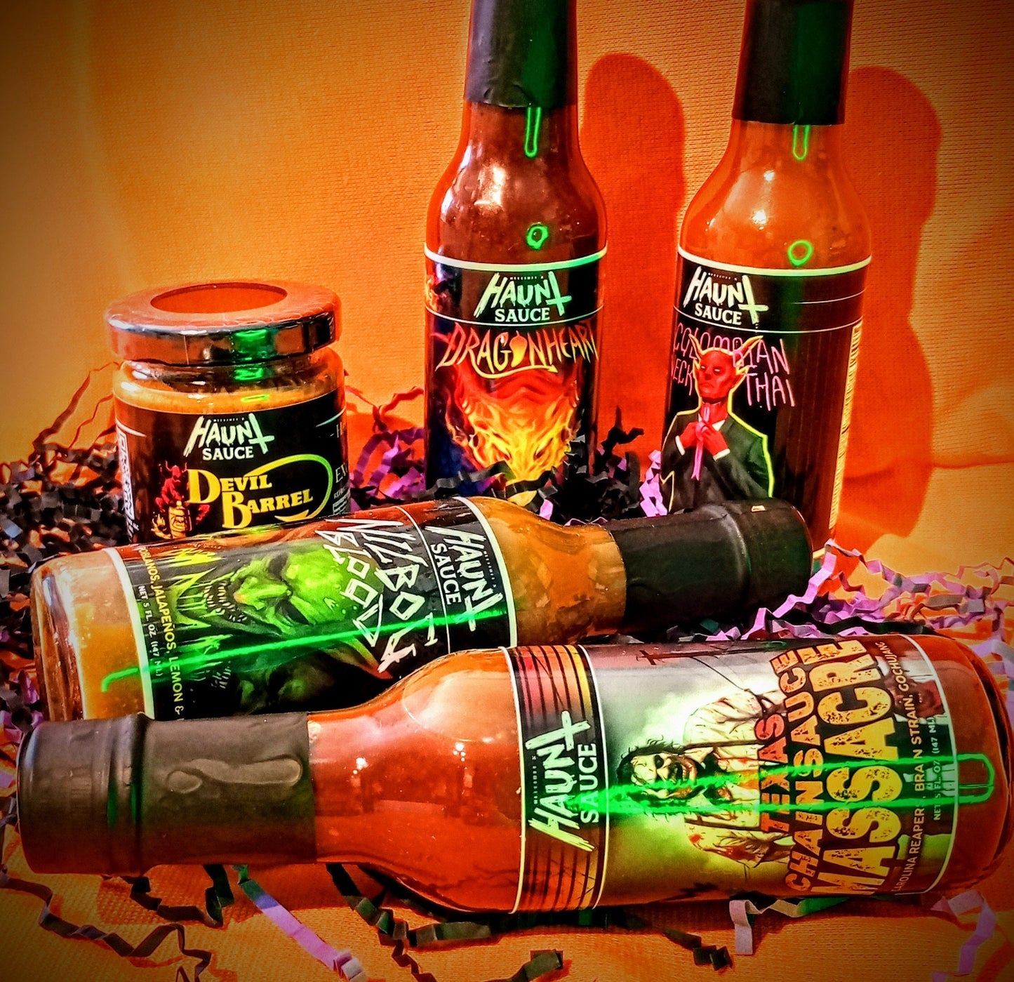 5 sauce sampler pack *GREAT FOR GIFTS!*