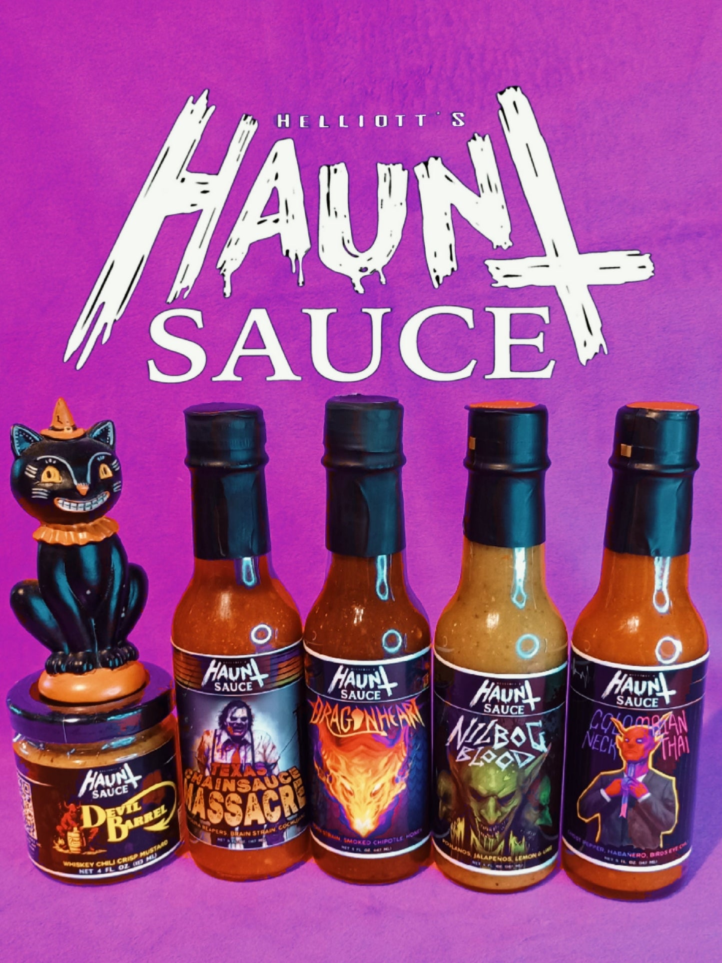 5 sauce sampler pack *GREAT FOR GIFTS!*